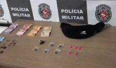 Drogas apreendidas pela Polícia militar em João Pessoa 