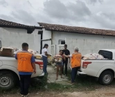 Entrega de cestas básicas