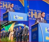 Lucas Ribeiro na abertura da Marcha dos Prefeitos