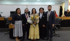 Homenagem professora Hélcia Macedo Diniz