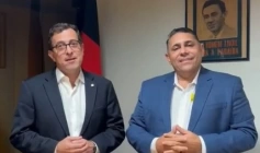 Deputado federal Gervásio Maia e o Prefeito de Aparecida João Neto 