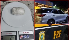 Apreensão de droga e veículo clonado