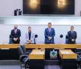 Homenagem aos empresários Lucyjam de Almeida e Keitel Werner