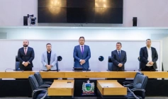 Homenagem aos empresários Lucyjam de Almeida e Keitel Werner