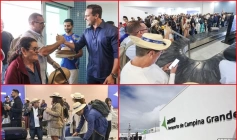 Passageiros de voo inaugural Brasília-Campina Grande