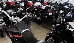 Motocicleta clonada apreendida pela Delegacia de Roubos e Furtos de Veículos e Cargas