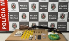 Prisão de homem por tráfico de drogas