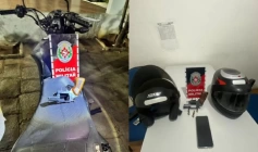 Arma, munições e moto apreendidas em ação da PM