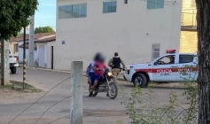 Imagem das proximidades do local onde ocorreu a tentativa de homicídio em Sousa.