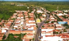 Imagem aérea do município de Aparecida 