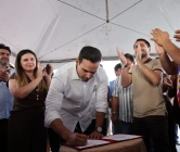 Governador da Paraíba, Lucas Ribeiro em ações no sertão 
