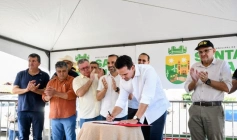 Governador da Paraíba Lucas Ribeiro em Santa Luzia 