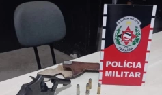 Arma de fogo apreendida em ação da PM