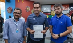 Entrega de travessias urbanas de Esperança
