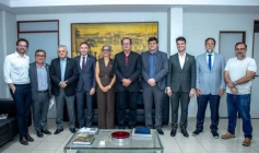 Representantes do TCE-PB, SES e Fapesq