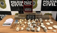 Apreensão de drogas, munições e material ligado ao tráfico