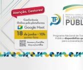 Conferência online para incentivar adesão dos municípios ao PNTP