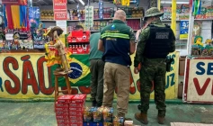 Apreensão de fogos de artifício irregulares