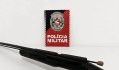 Arma de fogo apreendida em ação da PM