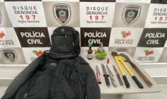 Material ilícito apreendido em ação das Polícias