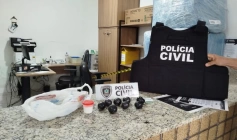 Drogas apreendidas pela Polícia Civil, em Serra Branca 