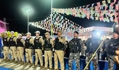 Polícia militar garante segurança durante tradicional Forrochão em São Francisco