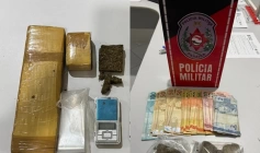 Drogas apreendidas pela Polícia Militar em Catolé do Rocha 