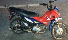 Moto apreendida em ação da PRF
