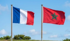 Bandeiras da França e Marrocos