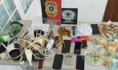 Drogas apreendidas pela Polícia Civil em Princesa Isabel 