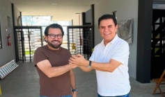 Empresário Zenildo Oliveira e o deputado federal Wilson Santiago 
