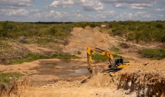 barragem Estrelo está situada na bacia do Riacho Estrelo, no município de Pombal
