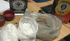 Drogas apreendidas pela Polícia Civil em Princesa Isabel 