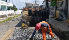 Operação tapa-buraco em 50 bairros da Capital