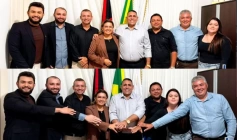 Prefeito, João Neto com sua bancada governista