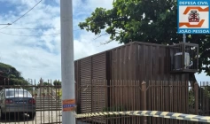 Interdição do balaustrada do Santuário de Nossa Senhora da Penha