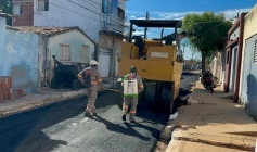 Asfalto no Frei Damião