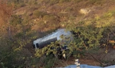 Acidente com caminhão-tanque de transporte de leite