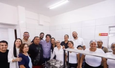 Entrega de Cozinha Comunitária do Timbó