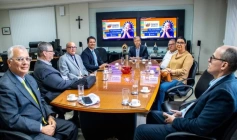 Conselheiro Fábio Nogueira em reunião com o superintendente do Procon da PB, Félix Araújo