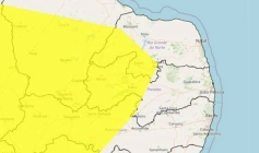 Alerta amarelo de baixa umidade do ar