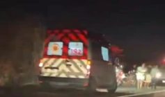 Imagem do acidente registrado na BR-230 entre Aparecida e Sousa