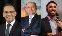 Major Fabio, Pr. José Carneiro, e Pr. Jader Medeiros 