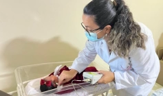 Teste da orelhinha para os bebês nascidos no Hospital Materno-Infantil Clipsi