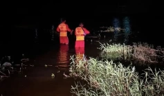 Imagem do corpo de bombeiros atuando no afogamento em açude no Sítio Lagoa de Serra, na zona rural de Araruna, no Curimataú paraibano