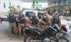 Apreensão de motocicleta clonada