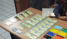 Imagem dos documentos falsos apreendidos em ação da ROTAM, em Sousa 