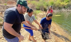 Açude de São Gonçalo no Sertão da Paraiba