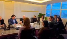 Cláudia Cabral, participando da primeira reunião do Fórum Permanente de Defesa da Causa Animal da Paraíba