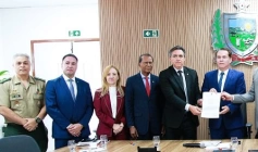 Reunião entre a Secretaria da Segurança e o Tribunal Regional Eleitoral da Paraíba
